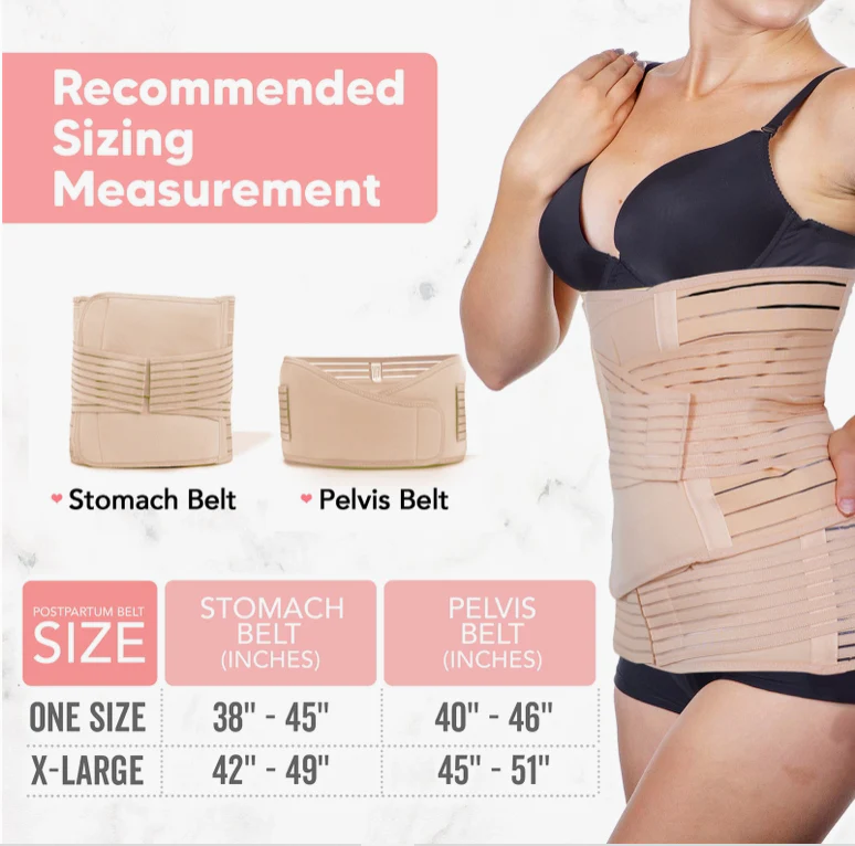 KeaBabies Active 2  in 1  Postpartum Belt (Classic Ivory, Medium/ Large) - Image 9
